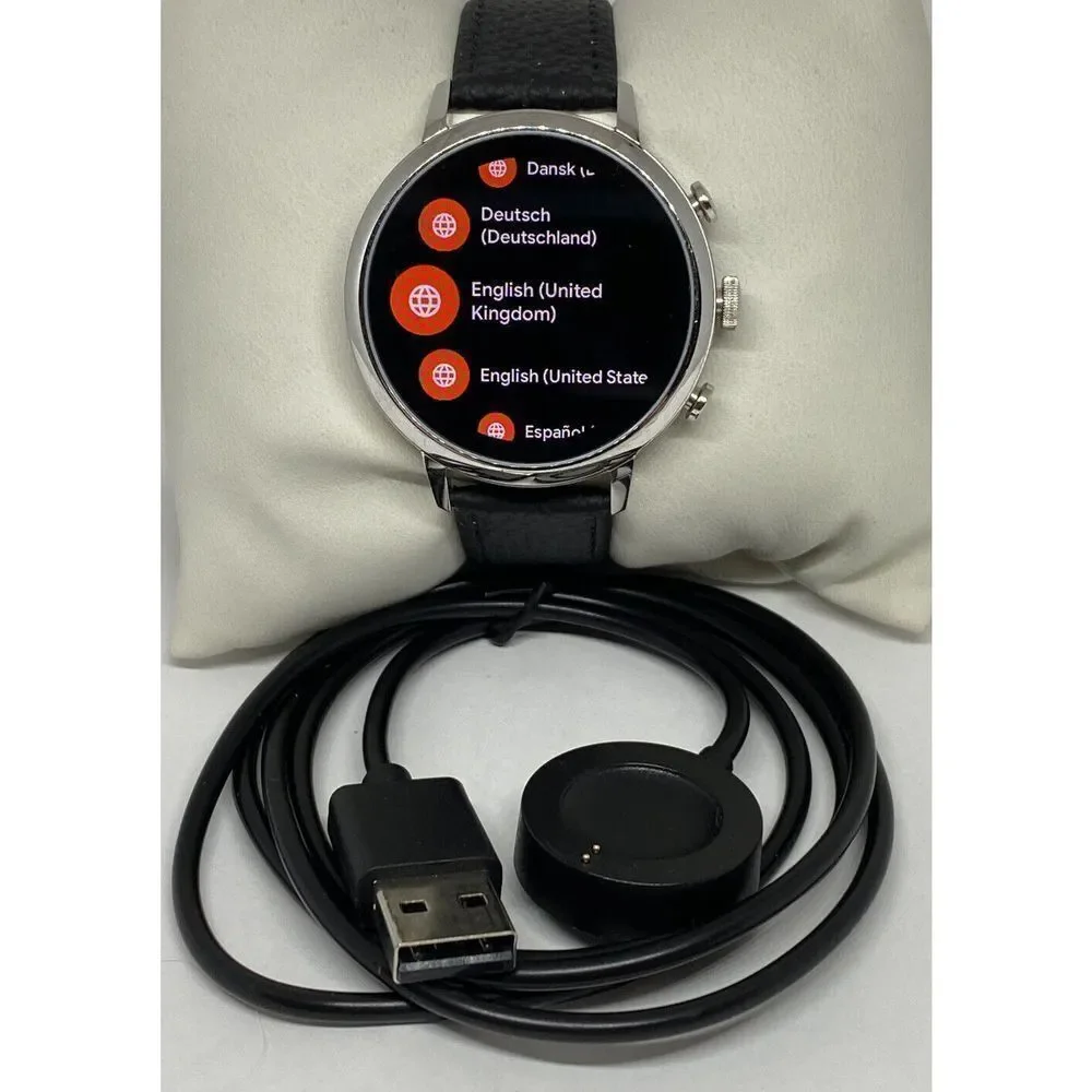 Fossil Gen 4 Authentic Digital Dial Smart Watch Custom Band FTW6017 DC110